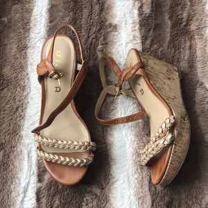 Unisa cork wedges. Size 7